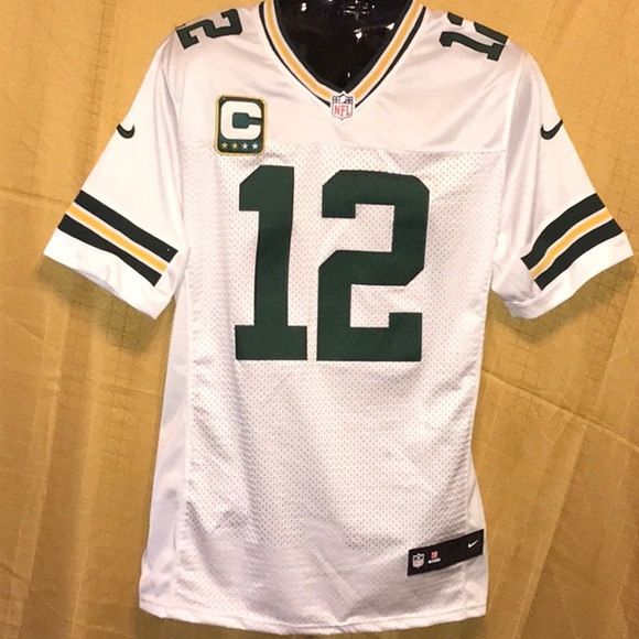 Aaron rodgers captain jersey Clearance
